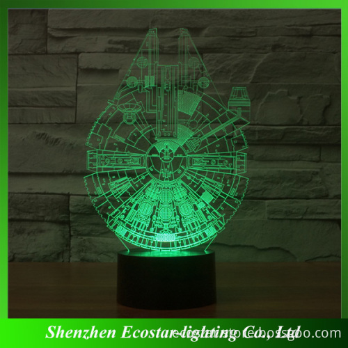 Personalized Shape 3D Illusion LED Lamp Manufacturer